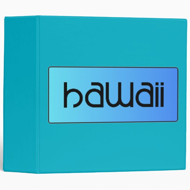 Hawaii 3-Ring Binder (Front/Spine)