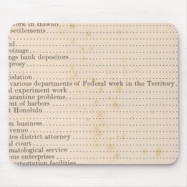 Hawaii 5 mouse pad (Front)