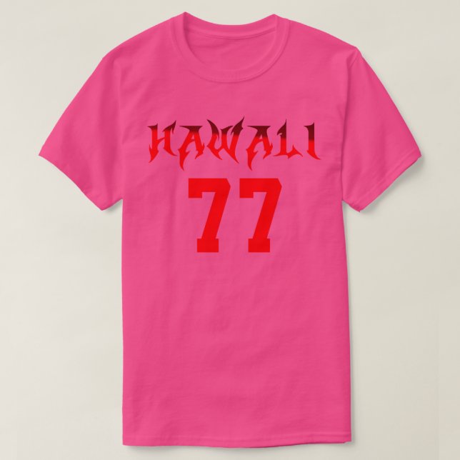 Hawaii 77 TShirt (Design Front)