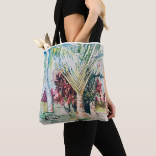 Hawaii " Aloha" All-Over-Print Tote, Shoulder Tote Bag