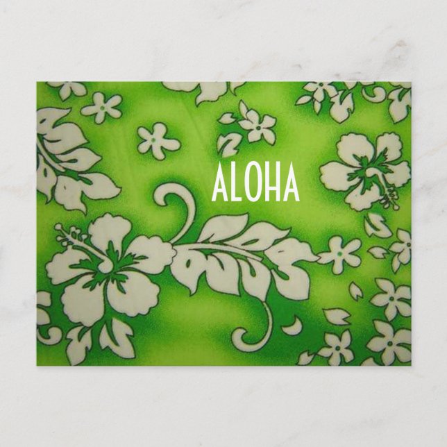 HAWAII ALOHA COLLECTION POSTCARD (Front)