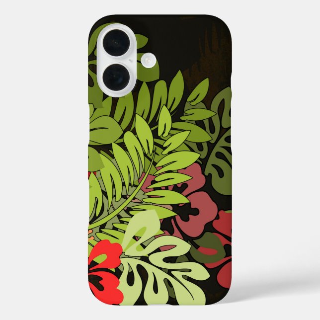 Hawaii Aloha Flower Art Print Case-Mate iPhone Case (Back)