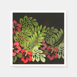 Hawaii Aloha Flower Art Print Napkin