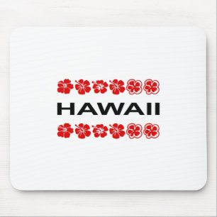 Hawaii Aloha Flower Bands Light-Colour Mouse Pad