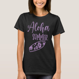 Hawaii Aloha Surfing Hawaiian Party T-Shirt