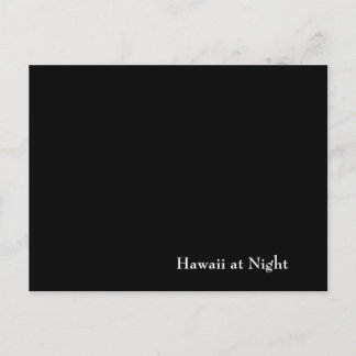 Hawaii at Night Postcard