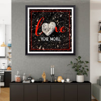 Hawaii Beach and Coral Heart Photo Love You More