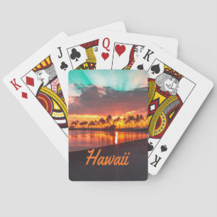 Hawaii Beach Hawaiian Islands Playing Cards