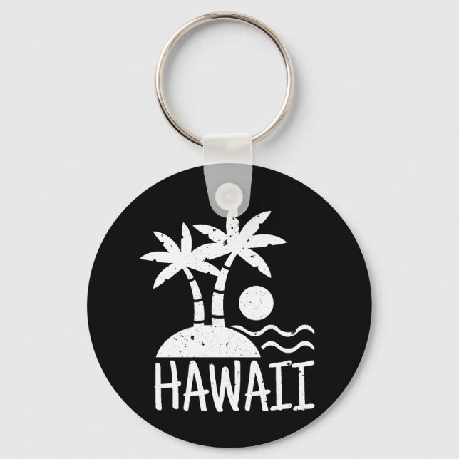 Hawaii Beach Keychain (Front)