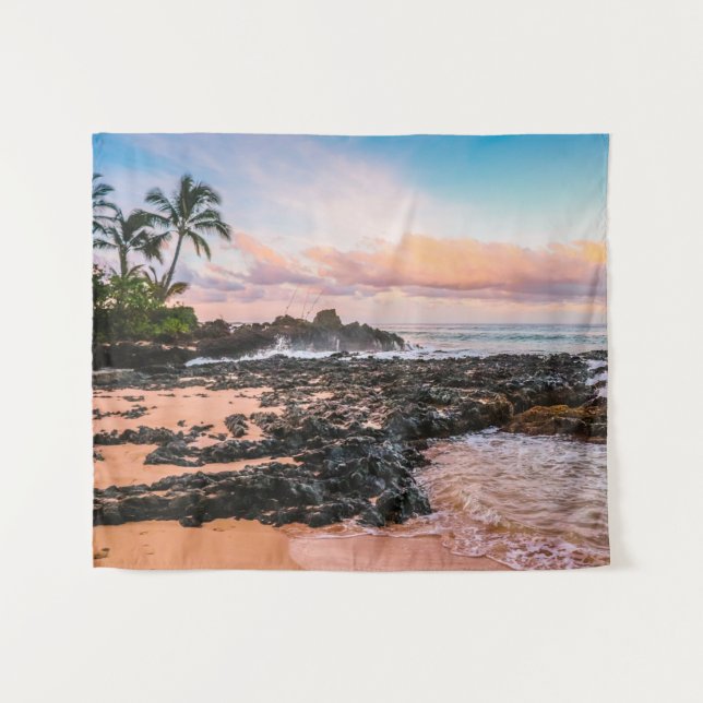 Hawaii Beach Tapestry (Front (Horizontal))