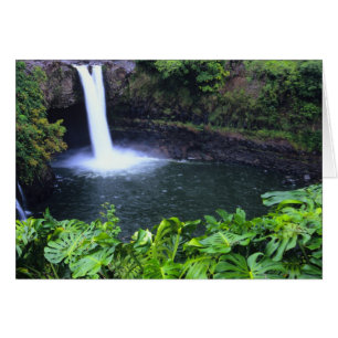 Hawaii, Big Island, Hilo, Rainbow Falls, Lush