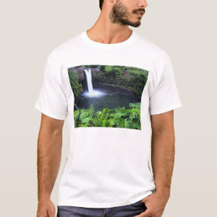 Hawaii, Big Island, Hilo, Rainbow Falls, Lush T-Shirt
