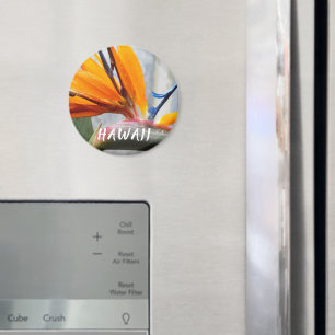 Hawaii Bird of Paradise Plant Magnet