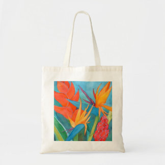 Hawaii Bird of Paradise Shopping Tote Bag