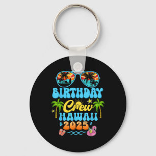 Hawaii Birthday Crew Vacation Cruise 2025 Summer G Keychain