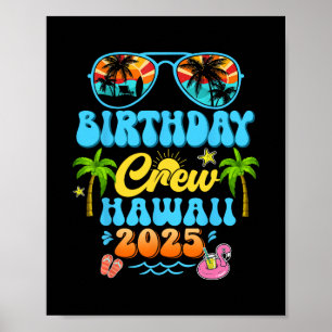 Hawaii Birthday Crew Vacation Cruise 2025 Summer G Poster