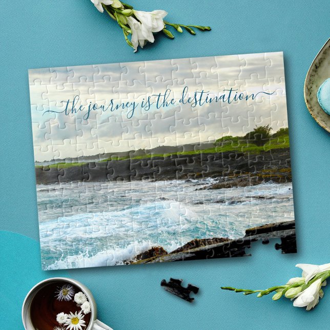 Hawaii Black Sand Beach Journey Is Destination Jigsaw Puzzle (Creator Uploaded)