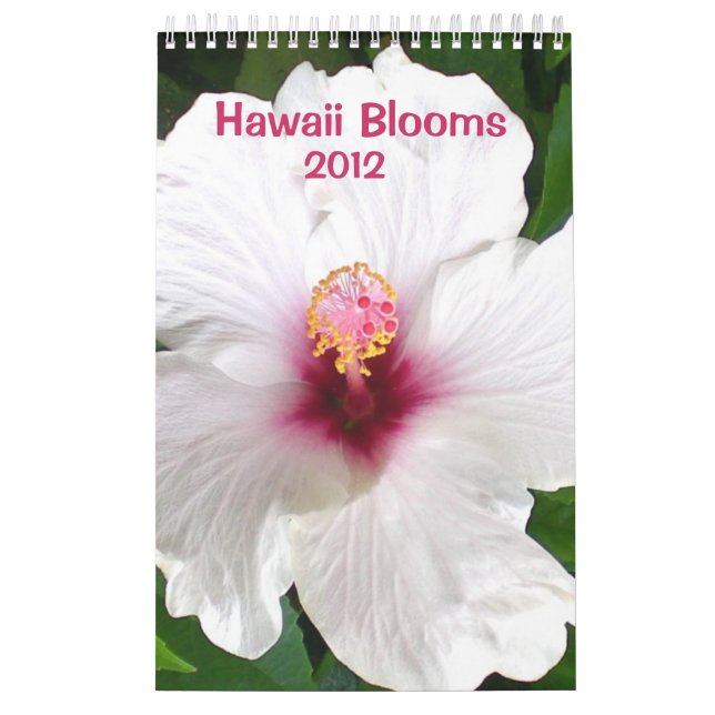 Hawaii Blooms Calendar (Cover)