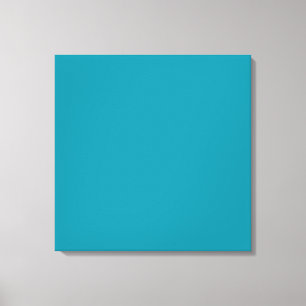 Hawaii Blue Personalized Aqua Teal Background Canvas Print