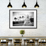 Hawaii Buddha Black & White Photo | Just Breathe Poster<br><div class="desc">“Just breathe.” Every time I visit the Big Island, I need to go to this Buddha. Something about the splendour of the ocean, the peaceful face, and the solitude of its placement makes me feel calm, serene, & happy. This beautiful black and white photography print will be the spotlight of...</div>