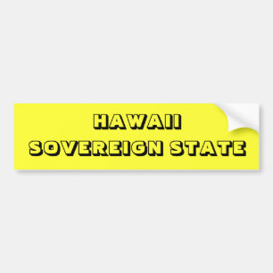 HAWAII BUMPER STICKER