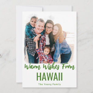 HAWAII CARTES DE NOËL CARTES DE PLAGE PHOTO CARTES