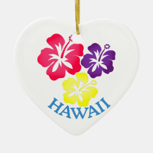 Hawaii Ceramic Ornament