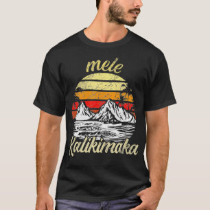 Hawaii Christmas Mele Kalikimaka Hawaiian Vintage  T-Shirt