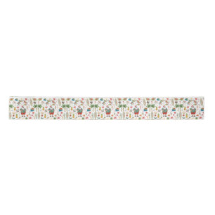 Hawaii Christmas themed with Santa Claus Satin Ribbon