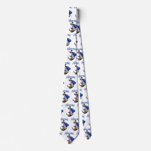 Hawaii Deep Sea Fishing Tie (Front)