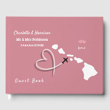 Hawaii Destination Wedding Guest Book