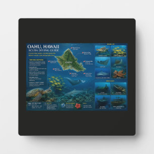Hawaii Dive Sites Plaque