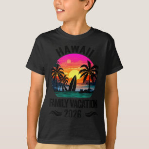 Hawaii Family Vacation Matching Outfits Design T-Shirt