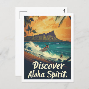 Hawaii Famous Travel Place Postcard