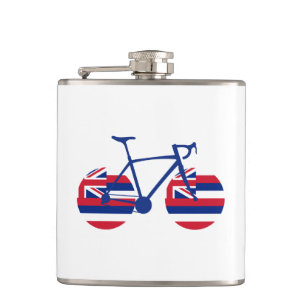 Hawaii Flag Cycling Hip Flask