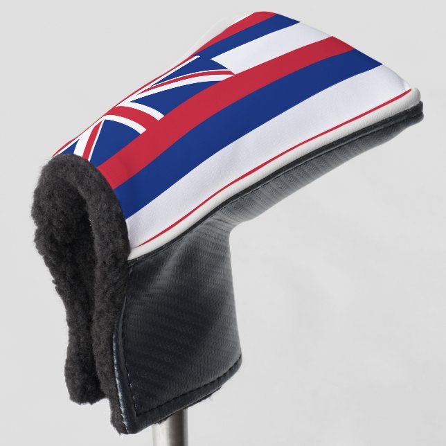 Hawaii Flag Golf Head Cover (3/4 Front)