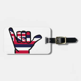 Hawaii flag hand luggage tag