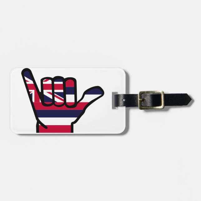 Hawaii flag hand luggage tag (Front Horizontal)