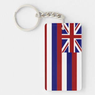 Hawaii flag keychain