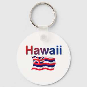 Hawaii Flag Keychain