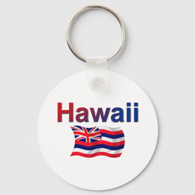 Hawaii Flag Keychain (Front)