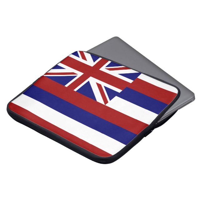 Hawaii flag laptop sleeve (Front Top)