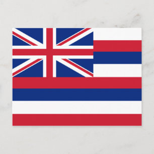 Hawaii Flag Postcard