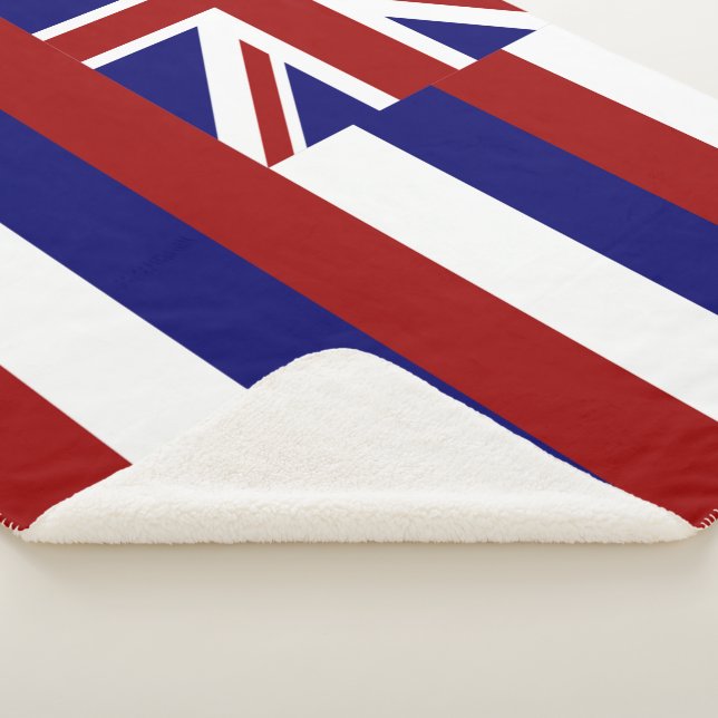 Hawaii flag sherpa blanket (3/4)