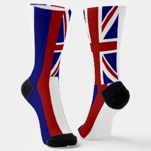 Hawaii flag socks