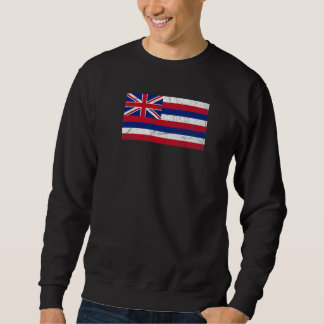 Hawaii Flag State Vintage Style Sweatshirt