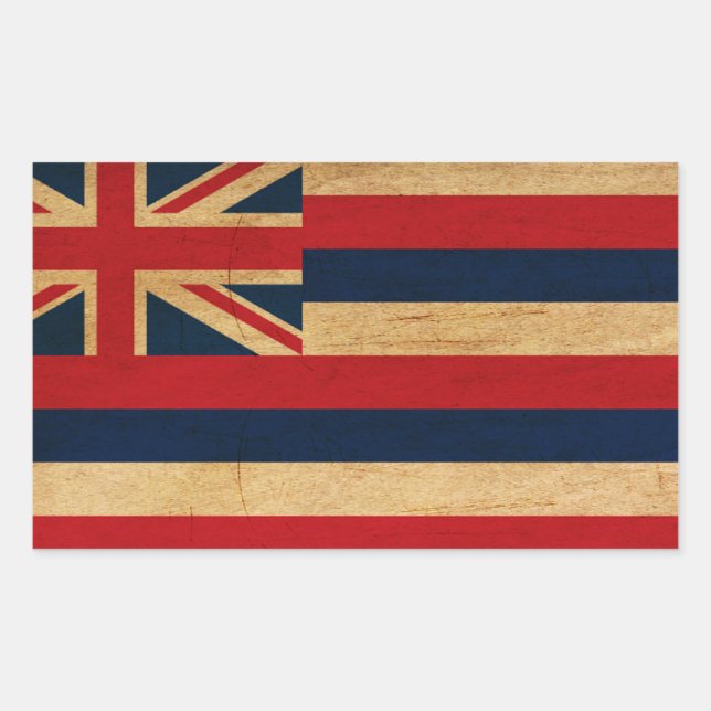 Hawaii Flag Sticker (Front)