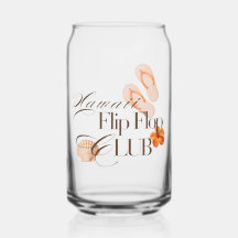 HAWAII FLIP FLOP CLUB Peach & Natural Colours