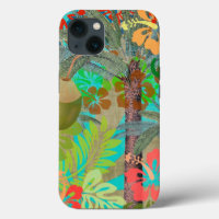 Hawaii Flower Hula Vintage Floral Graphic