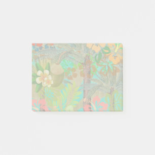Hawaii Flower Hula Vintage Floral Graphic Post-it Notes